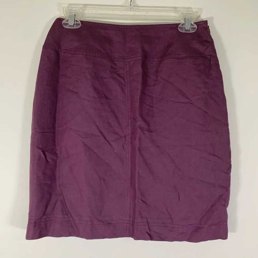 Rodier Skirt Women’s 28 Purple Pencil Skirt